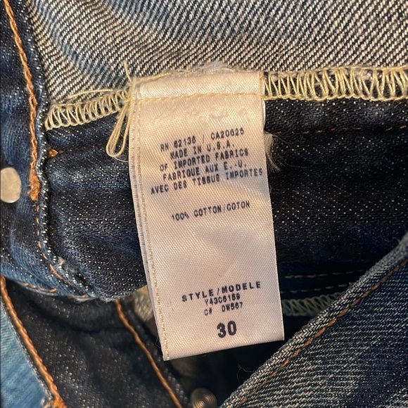 Women’s GUESS Premium Dark Blue Denim Jeans - Picture 7 of 7